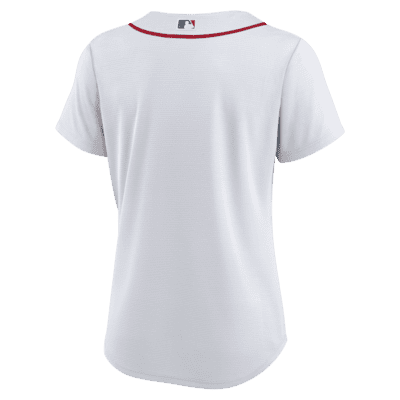 Boston Red Sox Womens Custom Nike Home Replica Jersey – 19JerseyStreet