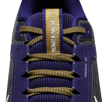 Nike Pegasus 39 (NFL Baltimore Ravens) Men's Road Running Shoes.