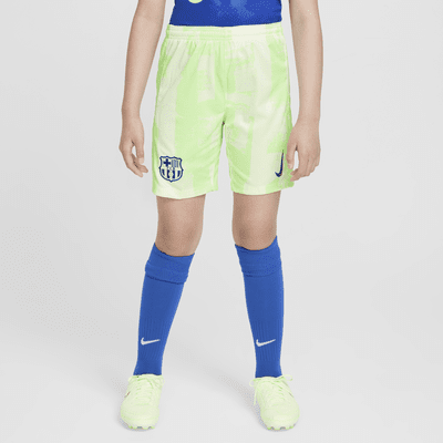 Shorts da calcio replica Nike Dri-FIT FC Barcelona 2024/25 Stadium per ragazzo/a – Terza