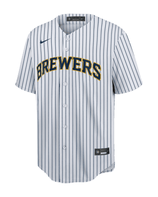 MLB Milwaukee Brewers Men's Replica Baseball Jersey.