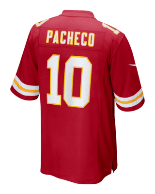 Men's Kansas City Chiefs Patrick Mahomes Nike White Super Bowl LVII Patch  Away Game Jersey