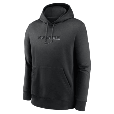 Michigan State Spartans Statement Wordmark Lockup Heavyweight Men's Nike College Pullover Hoodie