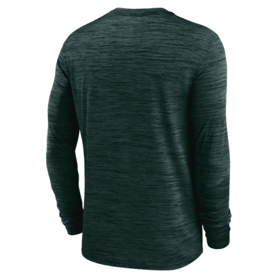 Michigan State Spartans Sideline Velocity Men's Nike Dri-FIT College Long-Sleeve T-Shirt