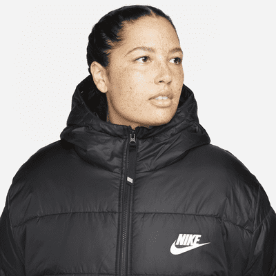 صغير الحجم
 فند
 رخصة
 الألوهية
 التمثيل الصامت
  Nike Sportswear Therma FIT Repel Women's Synthetic Fill Hooded Jacket