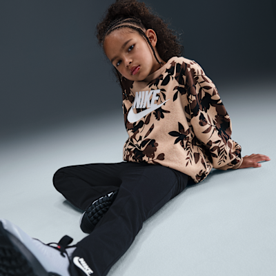 Nike Little Kids' Floral Camo Crew and Leggings Set