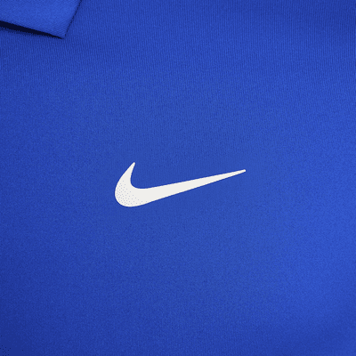 Pánská jednobarevná golfová polokošile Nike Dri-FIT Tour