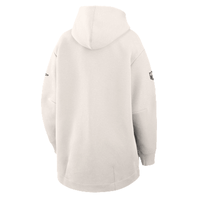 Philadelphia Eagles Super Bowl LIX Opening Night Tech Fleece Women's Nike NFL Full-Zip Hoodie Cape