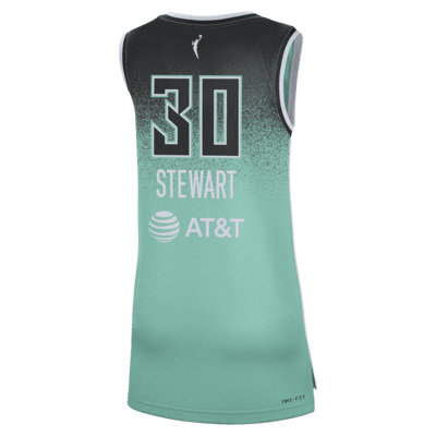 Jersey Nike Dri-FIT de la WNBA Breanna Stewart New York Liberty 2023