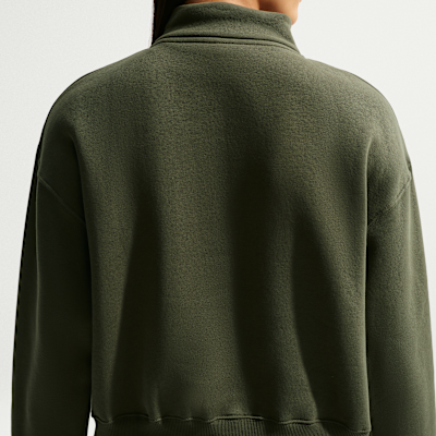 Damska dzianinowa bluza oversize z zamkiem 1/4 Nike Sportswear