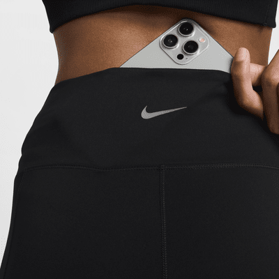 Nike One Wrap bikershorts met hoge taille voor dames (13 cm)