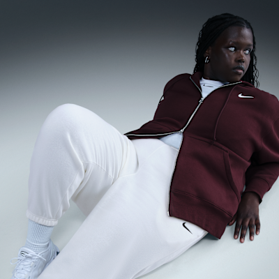 Pantaloni tuta oversize a vita alta Nike Sportswear Phoenix Fleece (Plus size) – Donna