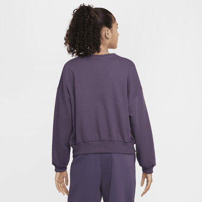 Felpa boxy a girocollo Nike Sportswear Club Fleece – Bambina/Ragazza