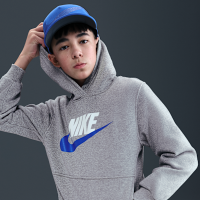 Sudadera con gorro para niños talla grande Nike Sportswear Club Fleece