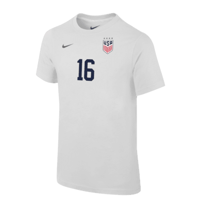 Playera de fútbol Nike para niños talla grande Rose Lavelle USWNT