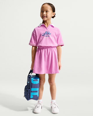 Детские шорты Nike Tennis Lifestyle Little Kids' Short-Sleeve Dress для тенниса