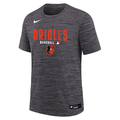 Baltimore Orioles Authentic Collection Velocity T-Shirt Big Kids' Nike Dri-FIT MLB T-Shirt from Nike - $35