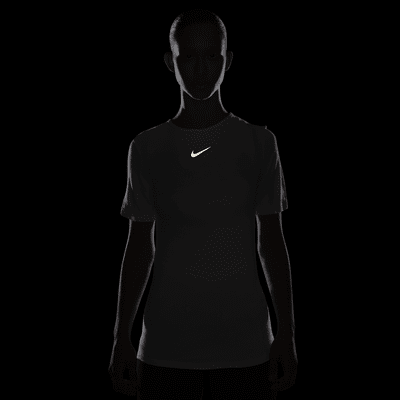 Kortærmet Nike Swift Wool Dri-FIT-løbetop til kvinder