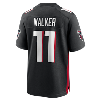 Jersey Nike de la NFL Game para hombre Jalon Walker Atlanta Falcons 2025 NFL Draft First Round Pick