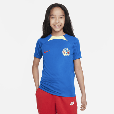 Club América Academy Pro Big Kids' Nike Dri-FIT Short-Sleeve Soccer Top