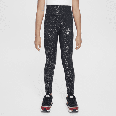 Leggings Dri-FIT de tiro alto para niña talla grande Nike One