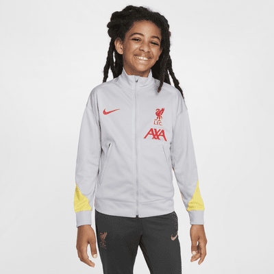 Liverpool FC Strike Derde Nike Dri-FIT knit voetbaltrainingspak voor kids