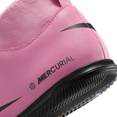 Tacos de fútbol IC de corte high para niños de preescolar y grandes Nike Jr. Mercurial Superfly 10 Club