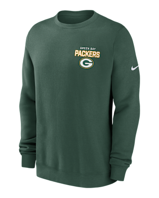 Мужские  Green Bay Packers Draw Block Club Nike NFL Pullover Crew