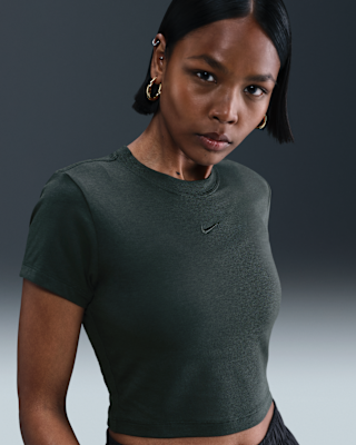 Женская футболка Nike Sportswear Chill Knit Cropped