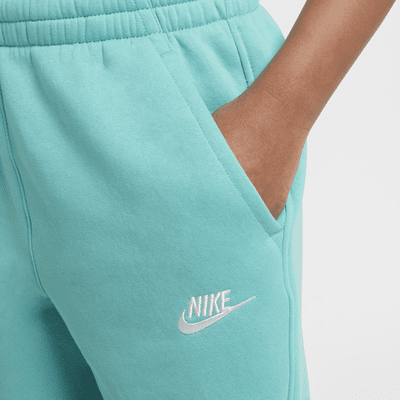 Pants ajustados de cintura alta para niñas talla grande Nike Sportswear Club Fleece