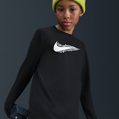 Nike Multi Big Kids' (Boys') Dri-FIT Long-Sleeve Top