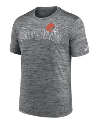 Nike Men's Yard Line Velocity (NFL Cleveland Browns) T-Shirt in Black, Size: 3XL | NKPQ06F93-053