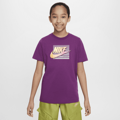 Playera para niños talla grande Nike Sportswear. Nike.com