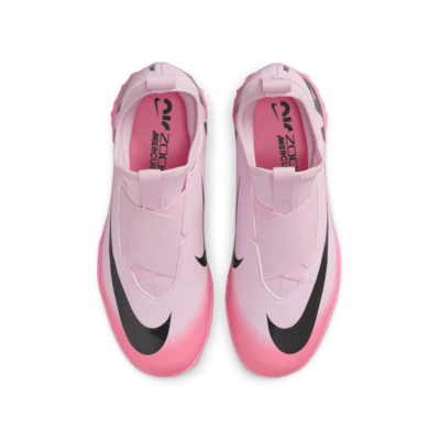 Tacos de fútbol TF de corte low para niños grandes Nike Jr. Mercurial Vapor 15 Academy