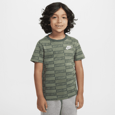 Playera de jacquard para niños de preescolar Nike "Just Do It"