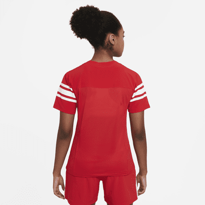 Camiseta de fútbol con bandera para mujer Nike Vapor (Stock)