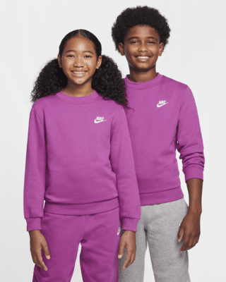 Подростковый свитшот Nike Sportswear Club Fleece Big Kids'