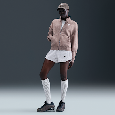 Damskie spodenki ze średnim stanem 8 cm Nike Sportswear Chill Waffle