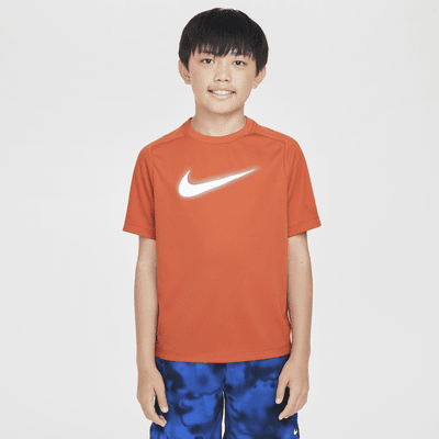 Nike Multi 大童 (男童) Dri-FIT 圖樣訓練上衣