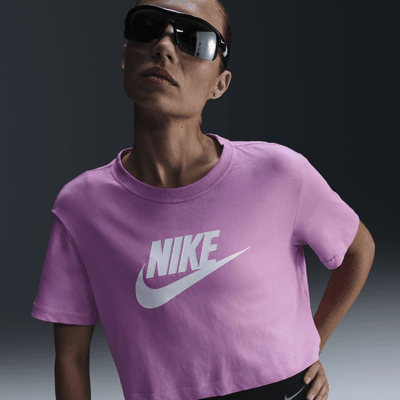 Playera cropped con logotipo para mujer Nike Sportswear Essential