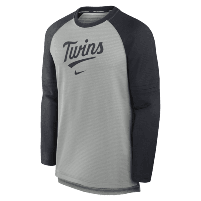 Minnesota Twins Authentic Collection Game Time Men's Nike Breathe MLB Long-Sleeve T-Shirt