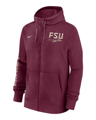 Мужское худи Florida State Seminoles Sideline Team Issue Nike College Full-Zip Hoodie