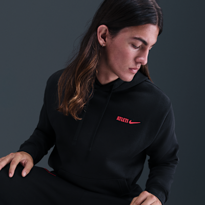 Sweat à capuche en Fleece Nike Football Atlético Madrid Club pour homme