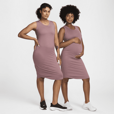 Nike (M) Women's Dri-FIT Slim-Fit Knit Dress (Maternity)