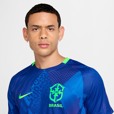 Męska koszulka piłkarska Nike Dri-FIT Brazylia Stadium 2025 (drużyna kobiet) (wersja wyjazdowa) – replika