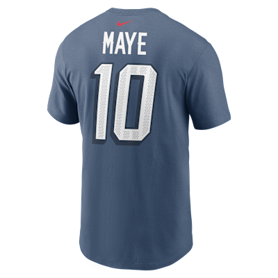 Drake Maye New England Patriots Rivalries Collection Men's Nike NFL T-Shirt