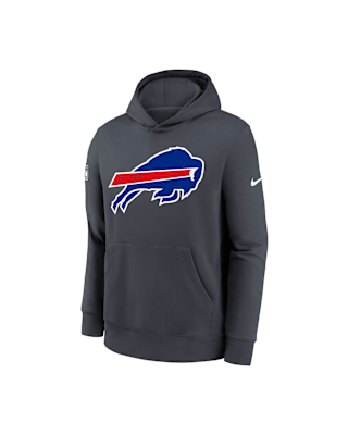Детское худи Buffalo Bills Sideline Club Big Kids' Nike NFL Pullover Hoodie