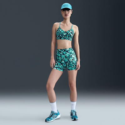 Nike Indy Women's Artist Collection Hafif Destekli Pedli Baskılı Spor Sütyeni