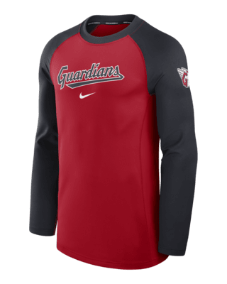 Мужская футболка Cleveland Guardians Authentic Collection Game Time Nike Dri-FIT MLB Long-Sleeve