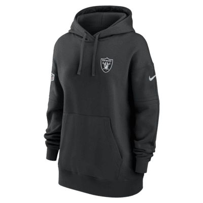 Nike Sideline Club (NFL Las Vegas Raiders) Women's Pullover Hoodie