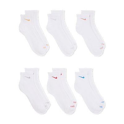 Calcetines al tobillo de entrenamiento Nike Everyday Plus Cushioned (6 pares)